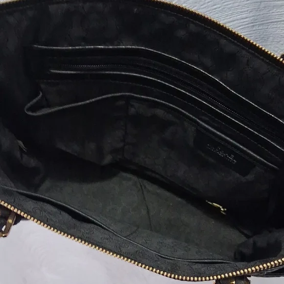 Michael Kors Black and Gold Tote - Picture 4 of 7